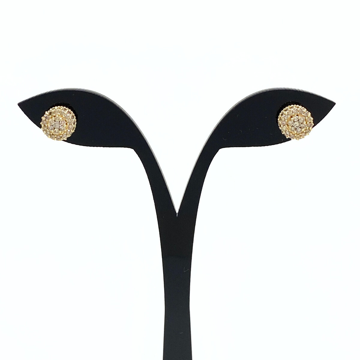 GSTV ピアス YG イエローゴールド ピアス K18 ダイヤモンド レディース 【中古】拍卖