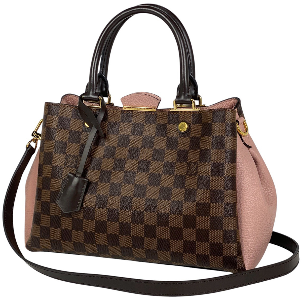 ルイ・ヴィトン Louis Vuitton ブリタニー 2WAY ショルダーバッグ ハンドバッグ ダミエ ブラウン マグノリア N41674 レディース 【中古】拍卖