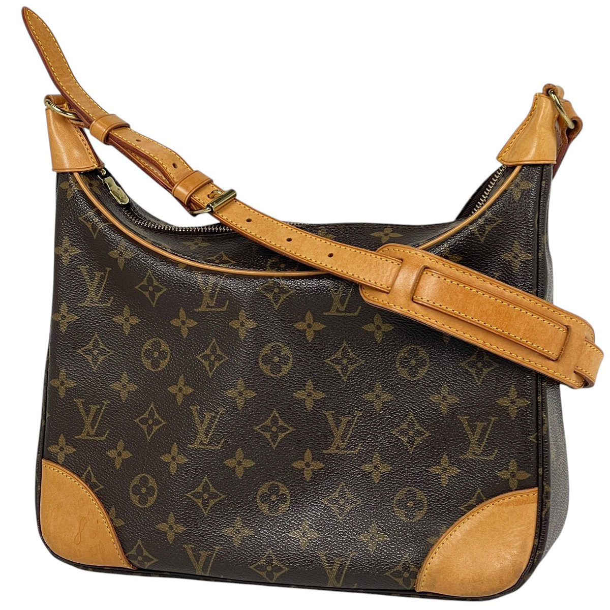 ルイ・ヴィトン Louis Vuitton ブローニュ 30 肩掛け ショルダーバッグ モノグラム ブラウン M51265 レディース 【中古】拍卖