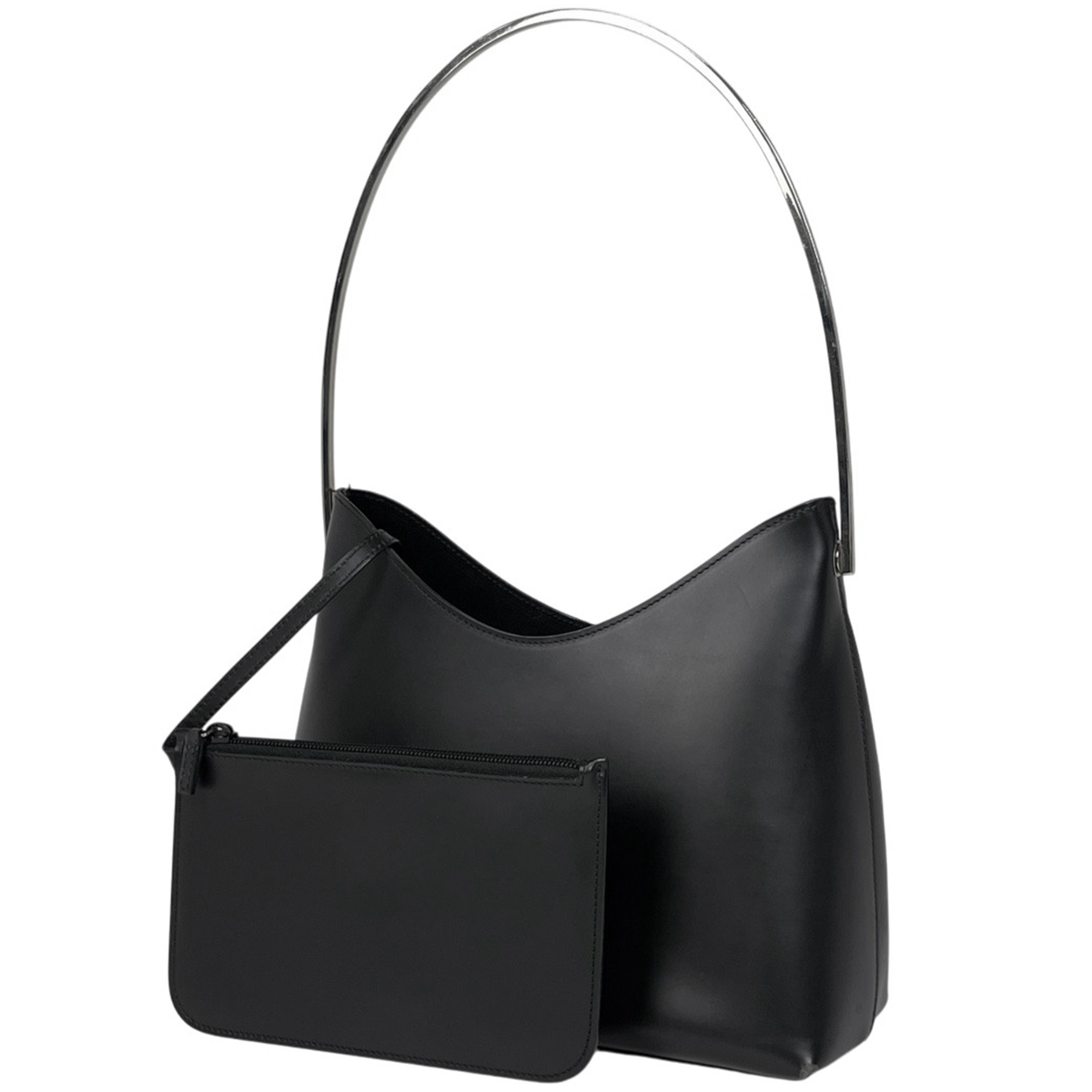 グッチ GUCCI ロゴ ハンドバッグ ショルダーバッグ ハンドバッグ レザー ブラック 0011978 レディース 【中古】拍卖