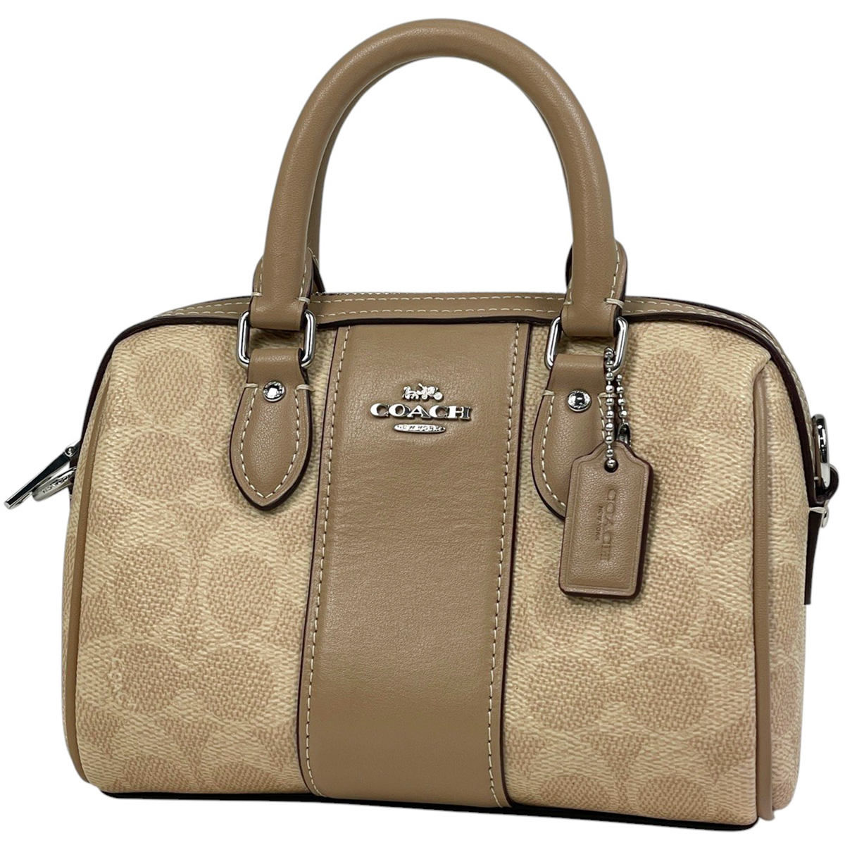 コーチ ミニ ローアン クロスボディバッグ 2WAY ハンドバッグ ショルダーバッグ コーティングキャンバス CW331 レディース 【中古】拍卖