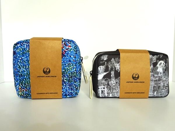 【新品未開封】非売品 HERALBONY ヘラルボニー JAL ビジネスクラス アメニティポーチ 2個セット拍卖