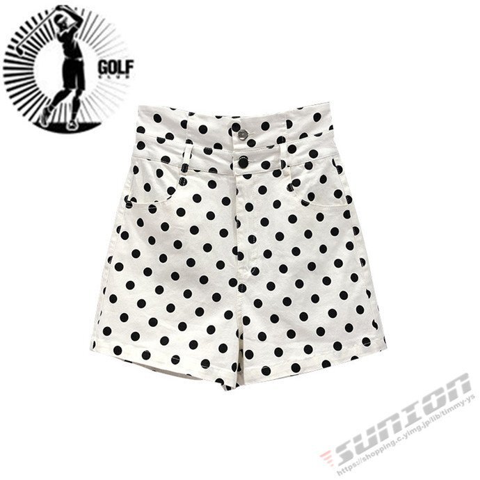 ゴルフウェア レディース ショートパンツ ゴルフ 膝上 五分丈パンツ ストレッチ 短パン おしゃれ 春夏 夏用 スポーツ拍卖