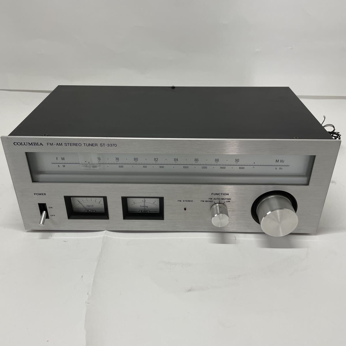 COLUMBIA コロムビア ST-3370 FM-AM STEREO TUNER 拍卖