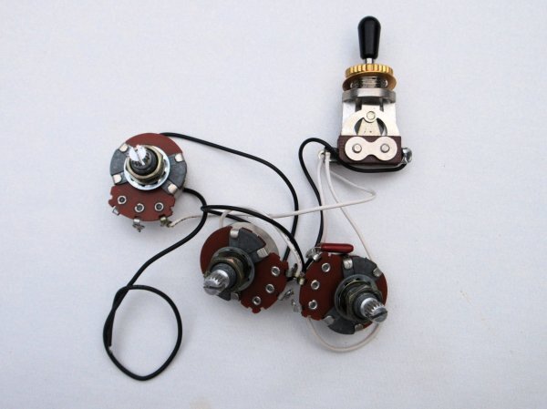 Grover Jackson ジャクソン トグルスイッチ&電装パーツ 2PU用電装 2V1T 96年製Grover Jackson RR.A-60拍卖