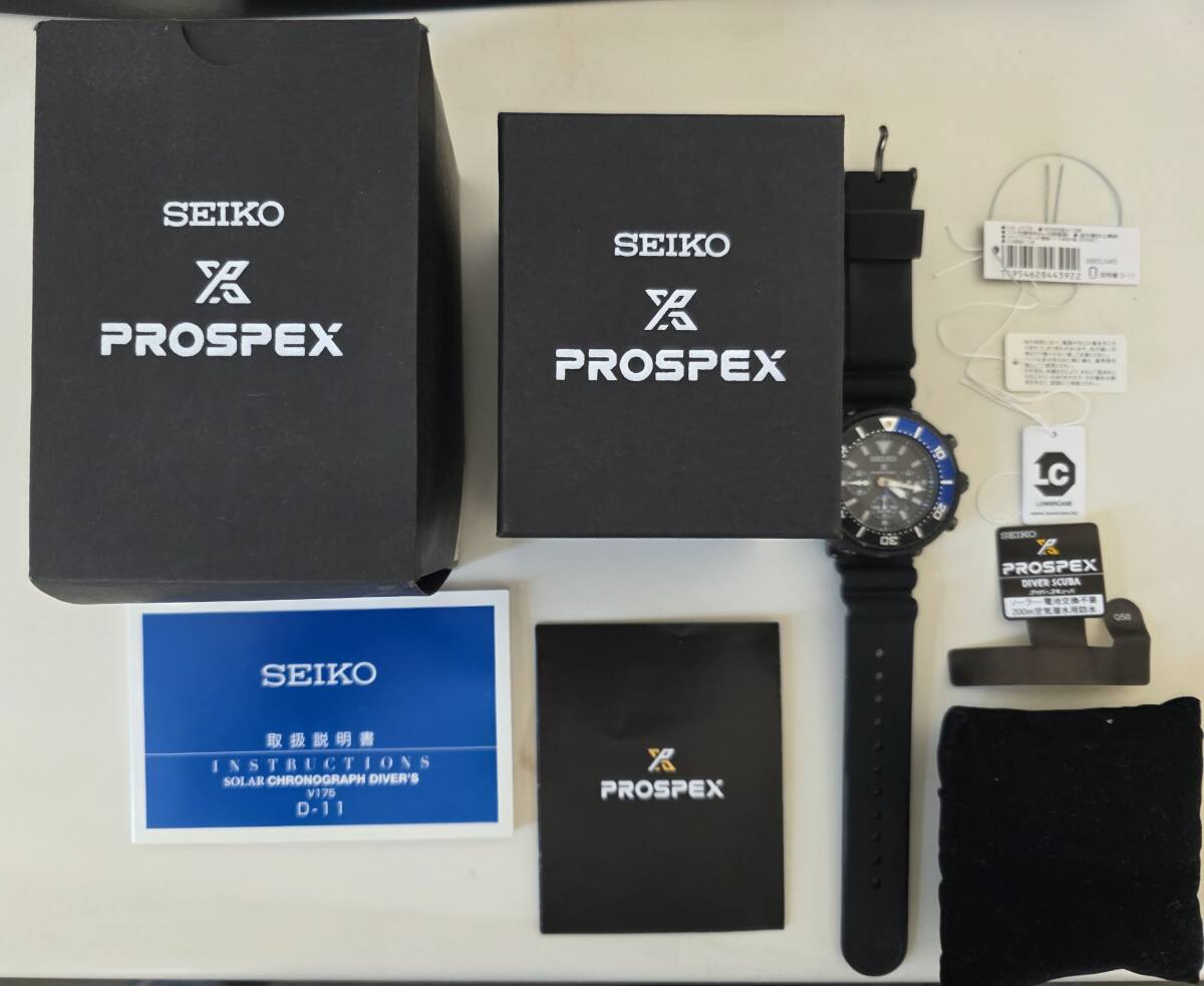 18506 セイコー/プロスペックス/ダイバーキューバ/V175-0EC0/SBDL045 稼働品 中古品 現状品 簡易包装で発送拍卖