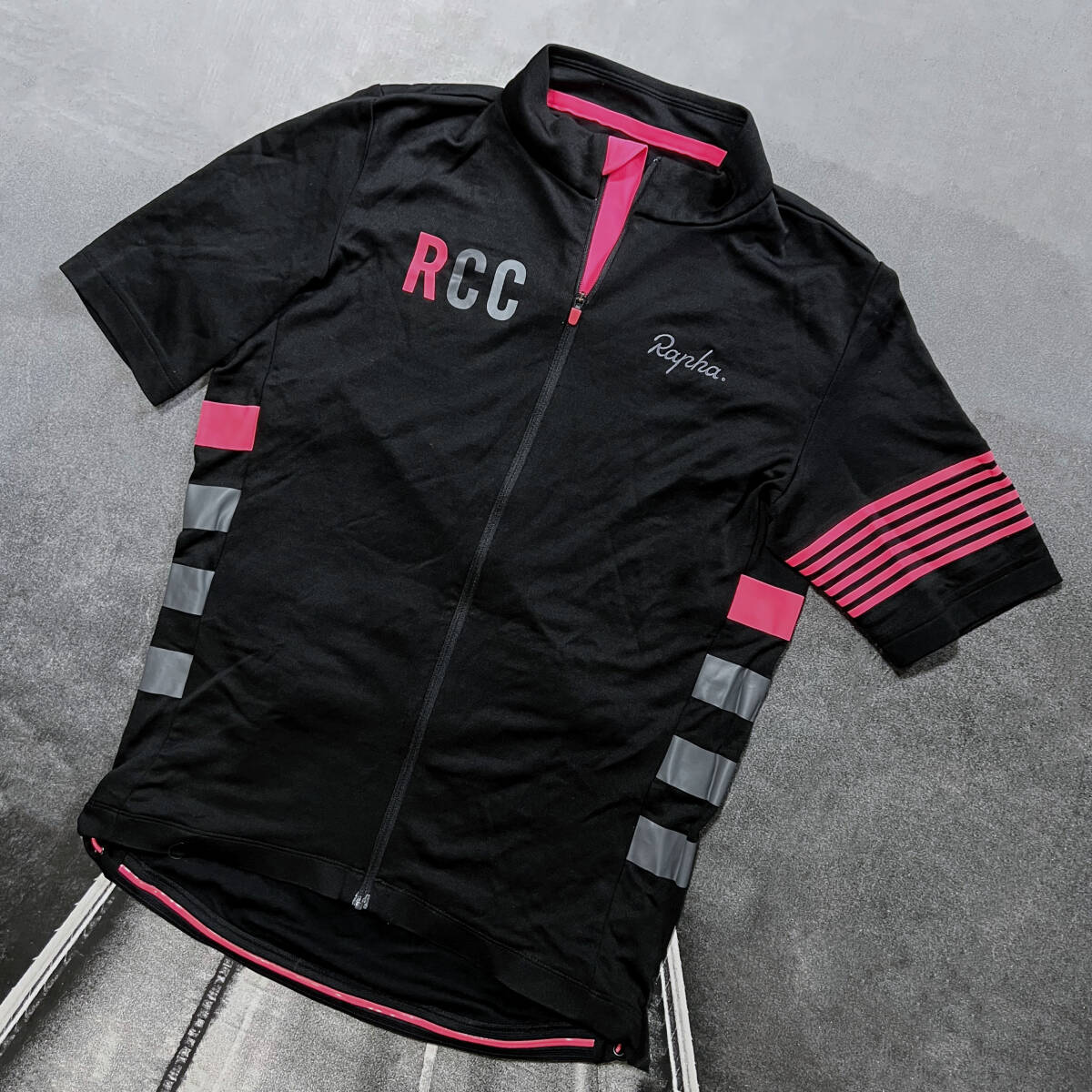Rapha 廃盤品 Men's RCC Classic Jersey Sサイズ ブラック ラファ メンズ RCC クラシック ジャージ 半袖拍卖