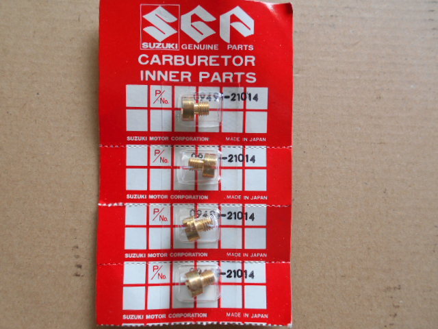 純正メインジェット4個、品番09491-21014、♯107.5、GS750など拍卖