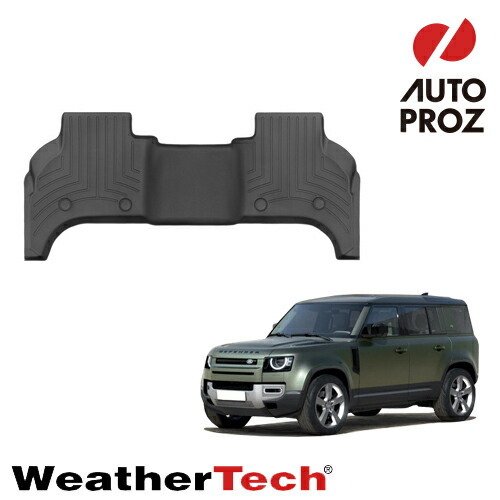フロアマット ランドローバー L663型 ディフェンダー 110 5人乗り用 2019年式以降現行2列目 フロアライナー ブラック WeatherTech 正規品拍卖