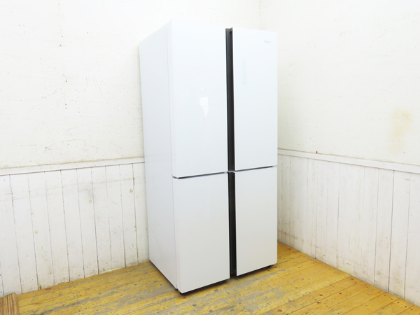 引き取り限定商品・ハイアール・冷蔵庫・2023年製・観音開き・JR-NF468B・468L・中古品・152102拍卖