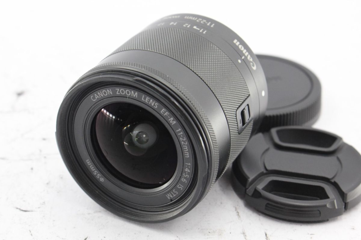 ★特上品★キヤノン CANON EF-M 11-22mm F4-5.6 IS STM 《キャップ 付き》 #A5042拍卖