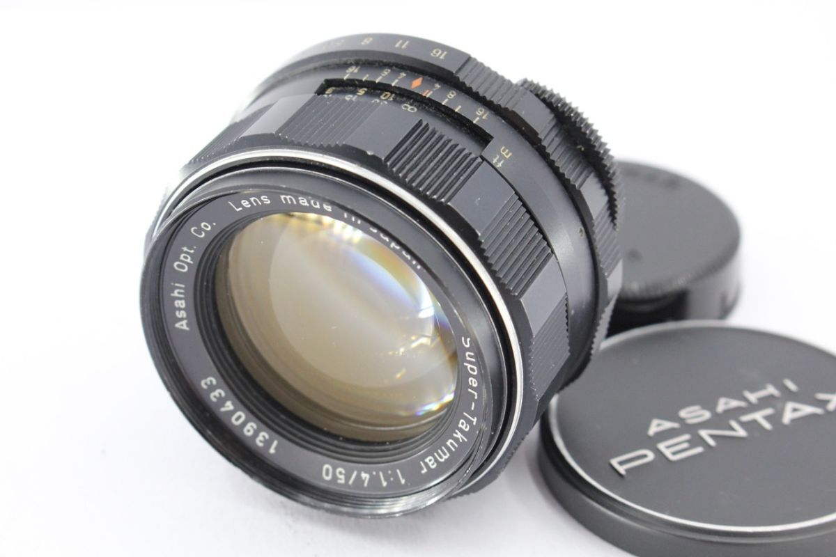 ★特上品★ペンタックス PENTAX Super-Takumar 50mm F1.4 M42 8枚玉 《キャップ 付き》 #A5113拍卖