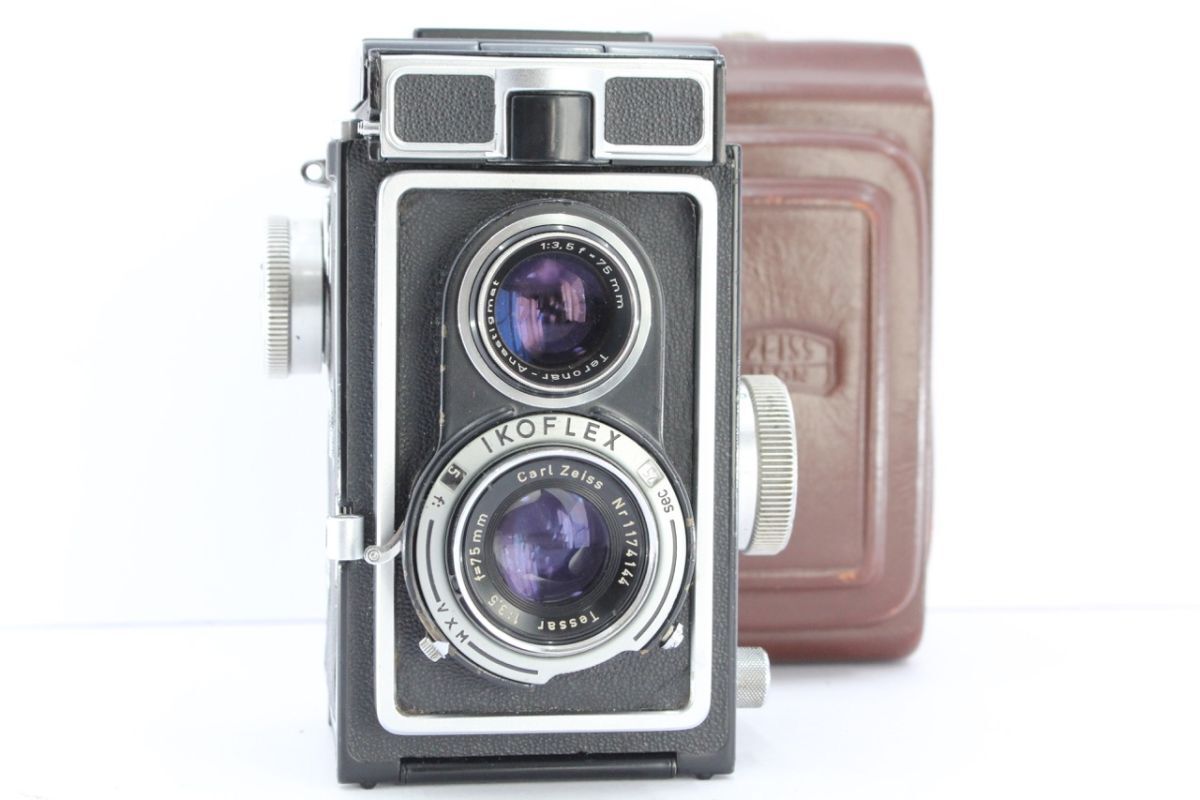 ★美品★ツァイス・イコン ZEISS IKON IKNFLEX Ic Tessar 75mm F3.5 ジャンク 《ケース 付き》 #A5210拍卖