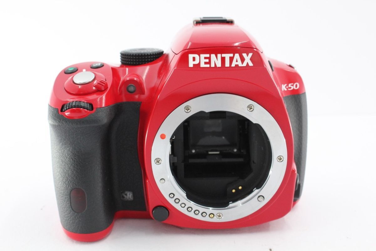 ★訳あり品★ペンタックス PENTAX K-50 ボディ レッド #A5235拍卖