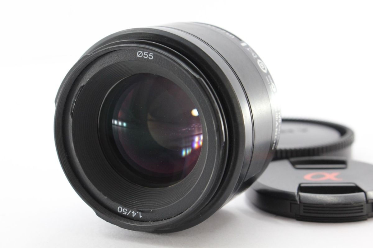 ★特上品★ソニー SONY 50mm F1.4 SAL50F14 《キャップ 付き》 #A5264拍卖