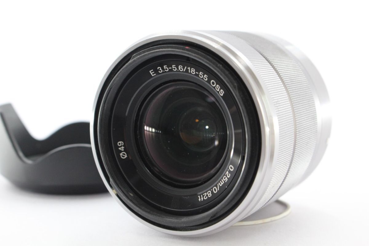 ★特上品★ソニー SONY E 18-55mm F3.5-5.6 OSS SEL1855 《フード 付き》 #A5257拍卖
