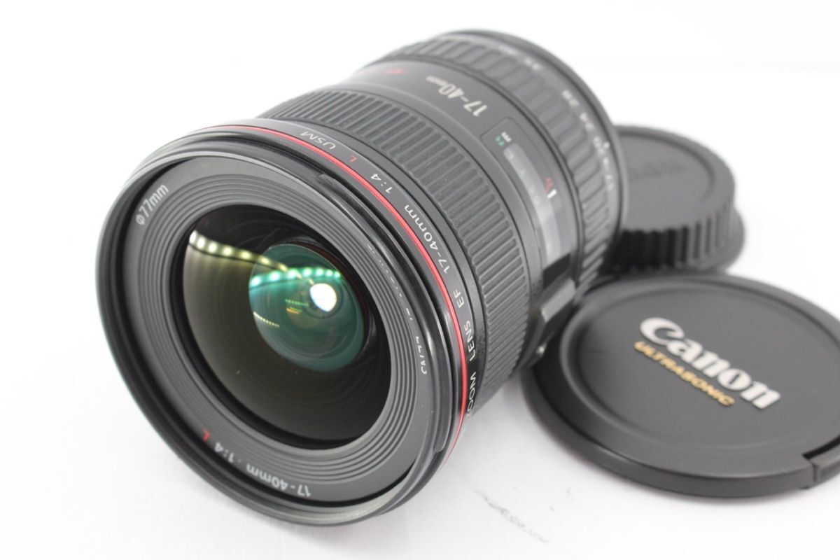 ★特上品★キヤノン CANON EF 17-40mm F4 L USM 《キャップ 付き》 #A5290拍卖