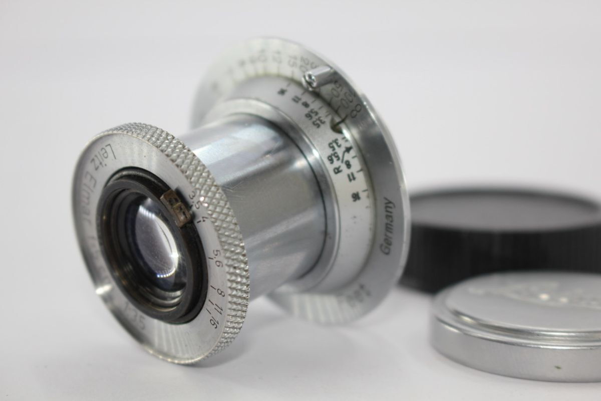 ★特上品★ライカ LEICA Elmar 5cm 50mm F3.5 Lマウント 《キャップ 付き》 #A5319拍卖
