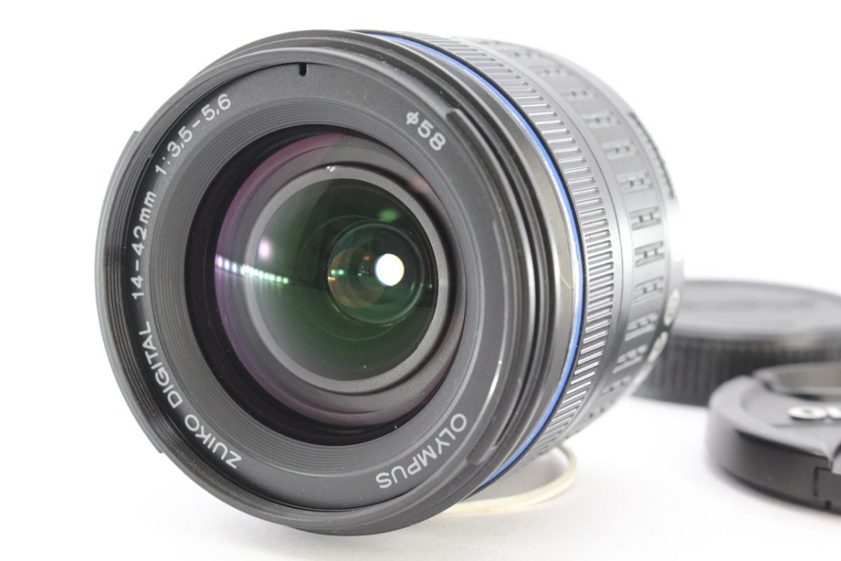 ★超極上★オリンパス OLYMPUS M.ZUIKO DIGITAL 14-42mm F3.5-5.6 ED 《キャップ 付き》 #A5350拍卖