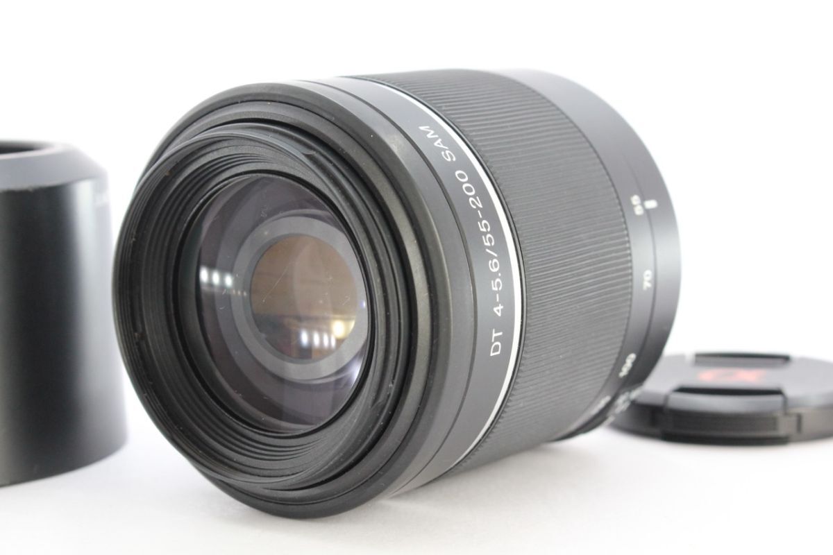 ★特上品★ソニー SONY DT 55-200mm F4-5.6 SAM SAL55200-2 《キャップ フード 付き》 #A5344拍卖