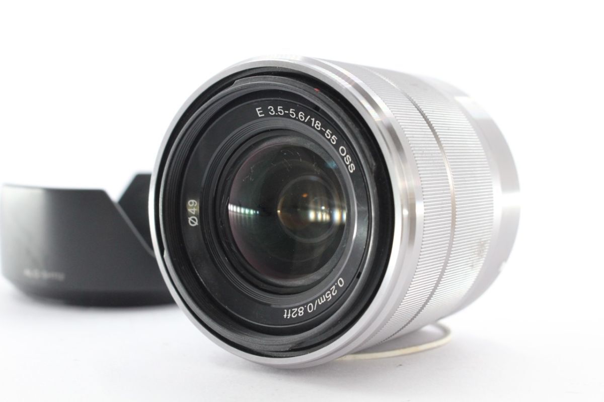 ★特上品★ソニー SONY E 18-55mm F3.5-5.6 OSS SEL1855 《フード 付き》 #A5429拍卖