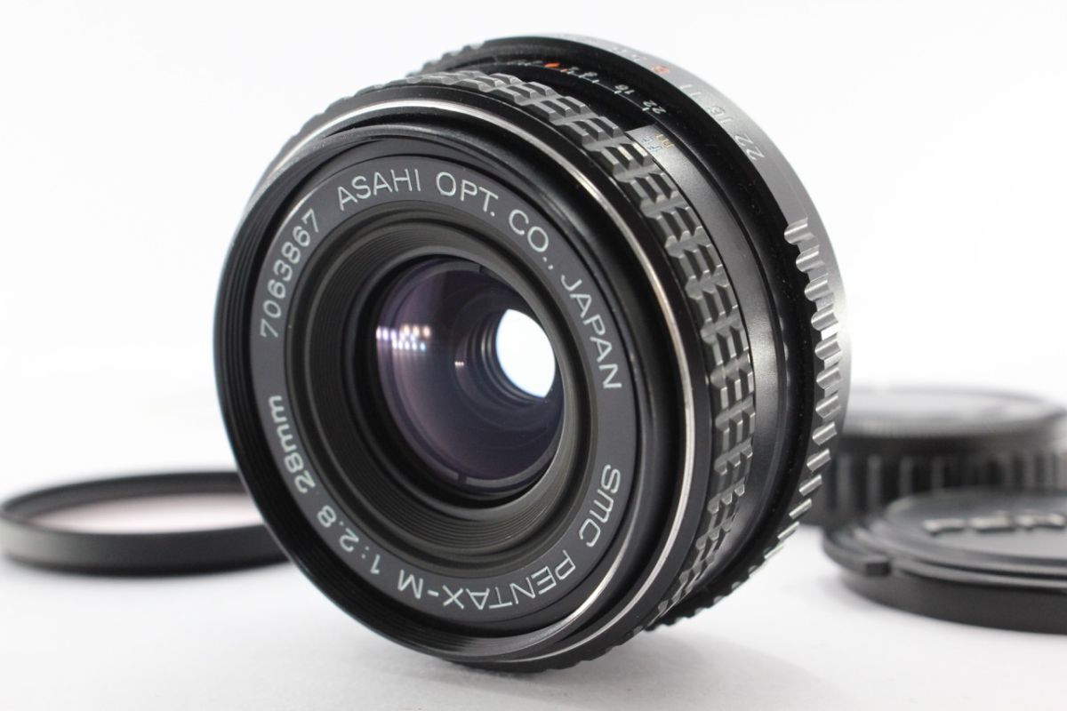 ★特上品★ペンタックス PENTAX SMC PENTAX-M 28mm F2.8 《キャップ フード 付き》 #A5424拍卖