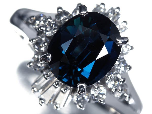 3ML16681D【売り切り】新品【RK宝石】≪Sapphire≫ 鮮やかブルー!! 極上サファイア 大粒2.62ct 極上ダイヤモンド Pt900 高級リング ダイヤ拍卖