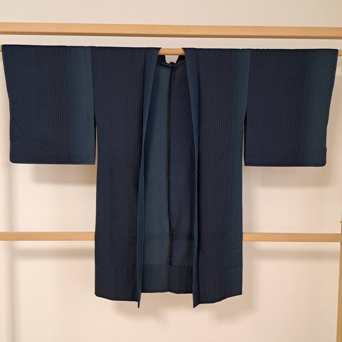 即決■着物の越田■裄68 身丈102.5 正絹 長羽織 単衣羽織 美品 ■む18R04拍卖