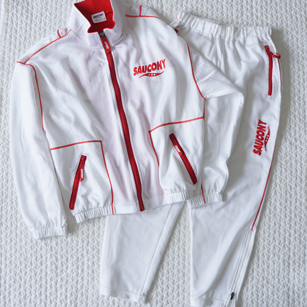 SAUCONY_メッシュジャージ上下セット レディース拍卖
