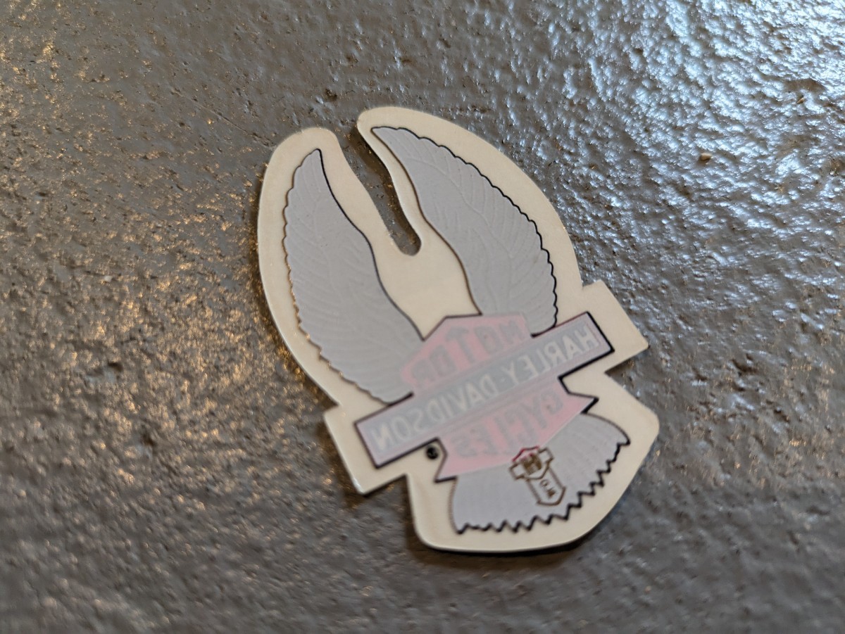 DEAD STOCK 80〜90年代 ハーレー ウイング 裏張り 小さい ステッカー デッドストック チョッパー ショベル パン ナックル(まとめ買いOK)拍卖