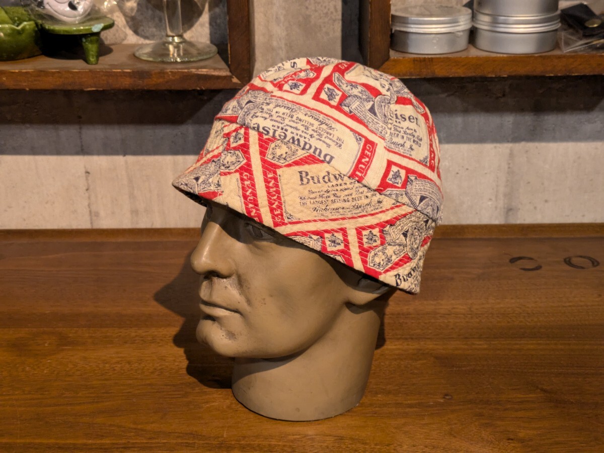 バドワイザー! 70〜80s BUDWEISER ビール BEER ハット VINTAGE キッズサイズ!アメカジ ビンテージ ネコポスOK!USA古着拍卖