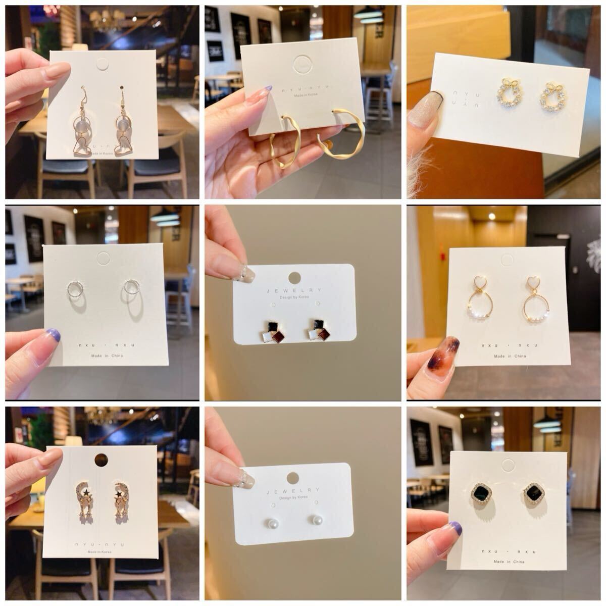 ピアス 耳飾り ゴールド シルバー パール アクセサリー 大人可愛い シンプル 結婚式 パーティー No.46〜No.54拍卖