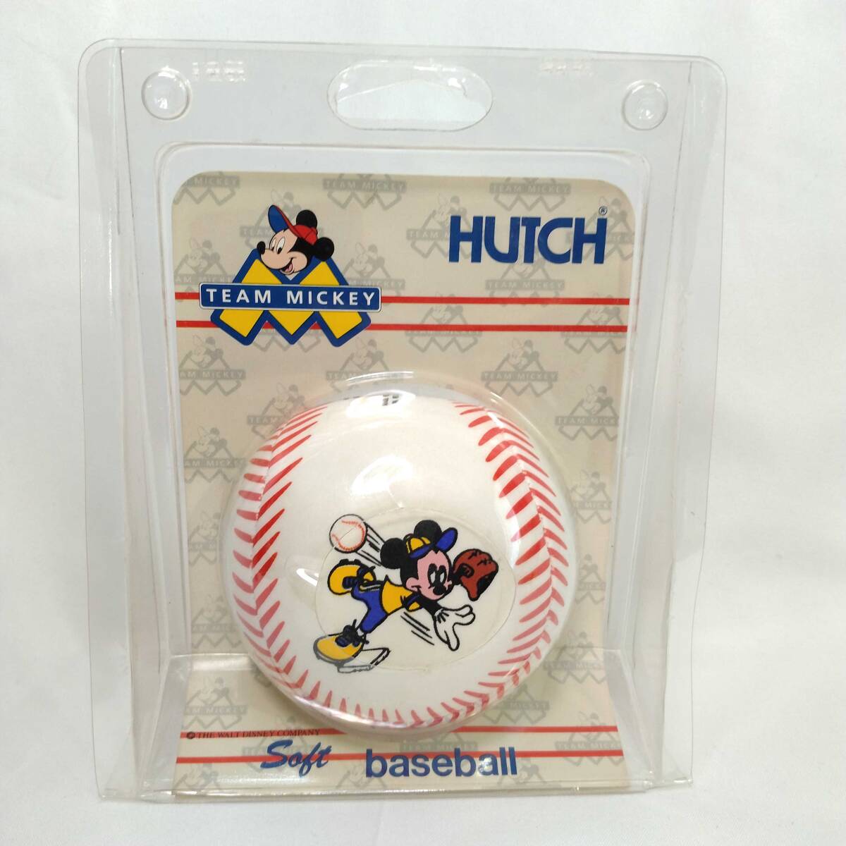 ★レア/希少 ミッキーマウス チームミッキー 野球ボール (ソフト) HUTCH製 TEAM MICKEY Soft baseball Disney ディズニー ヴィンテージ拍卖