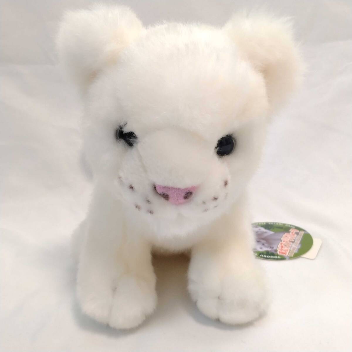 ★紙タグ付き 東北サファリパーク ホワイトライオン 赤ちゃん ベビー ぬいぐるみ 東北サファリグループ 株式会社キュート販売拍卖