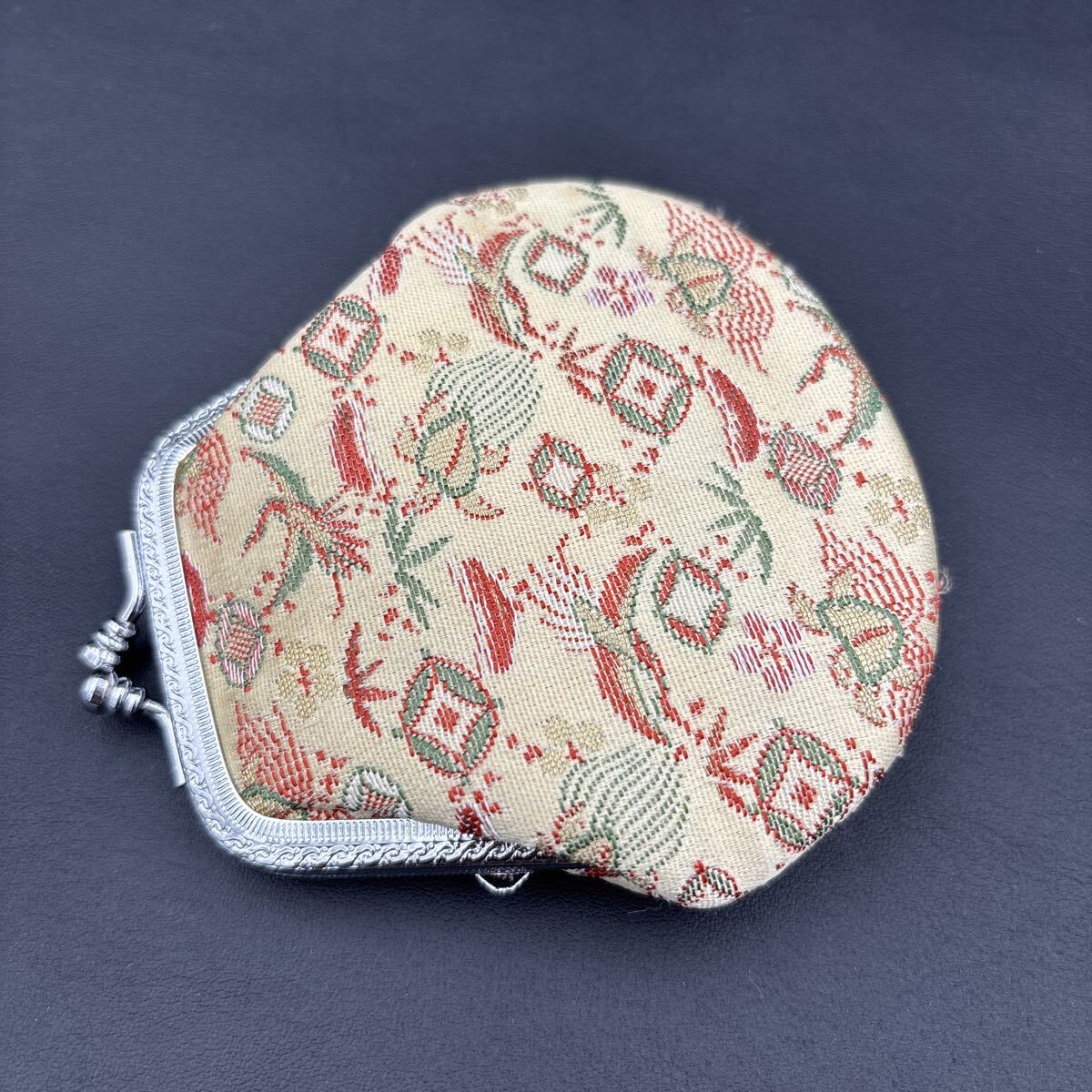 がま口 鶴亀がま口小物入れ 和装小物 財布 小銭入れ  コインケース拍卖