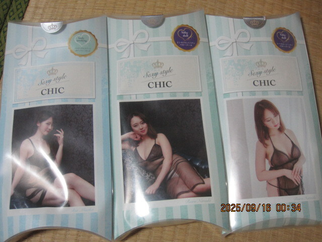 CHIC 全身タイツ?3足組!同梱不可です!拍卖