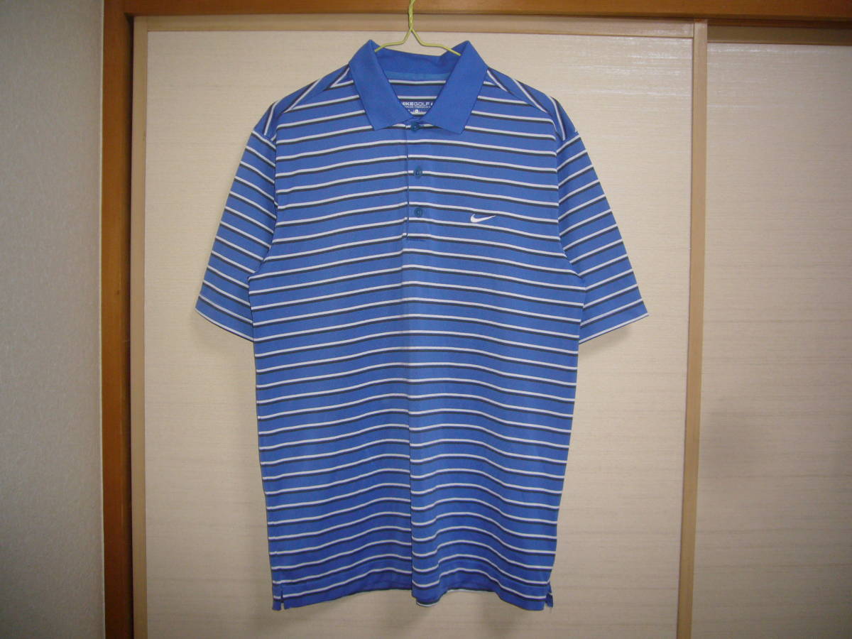 ナイキ NIKEGOLF 半袖シャツ水色 Lサイズ拍卖