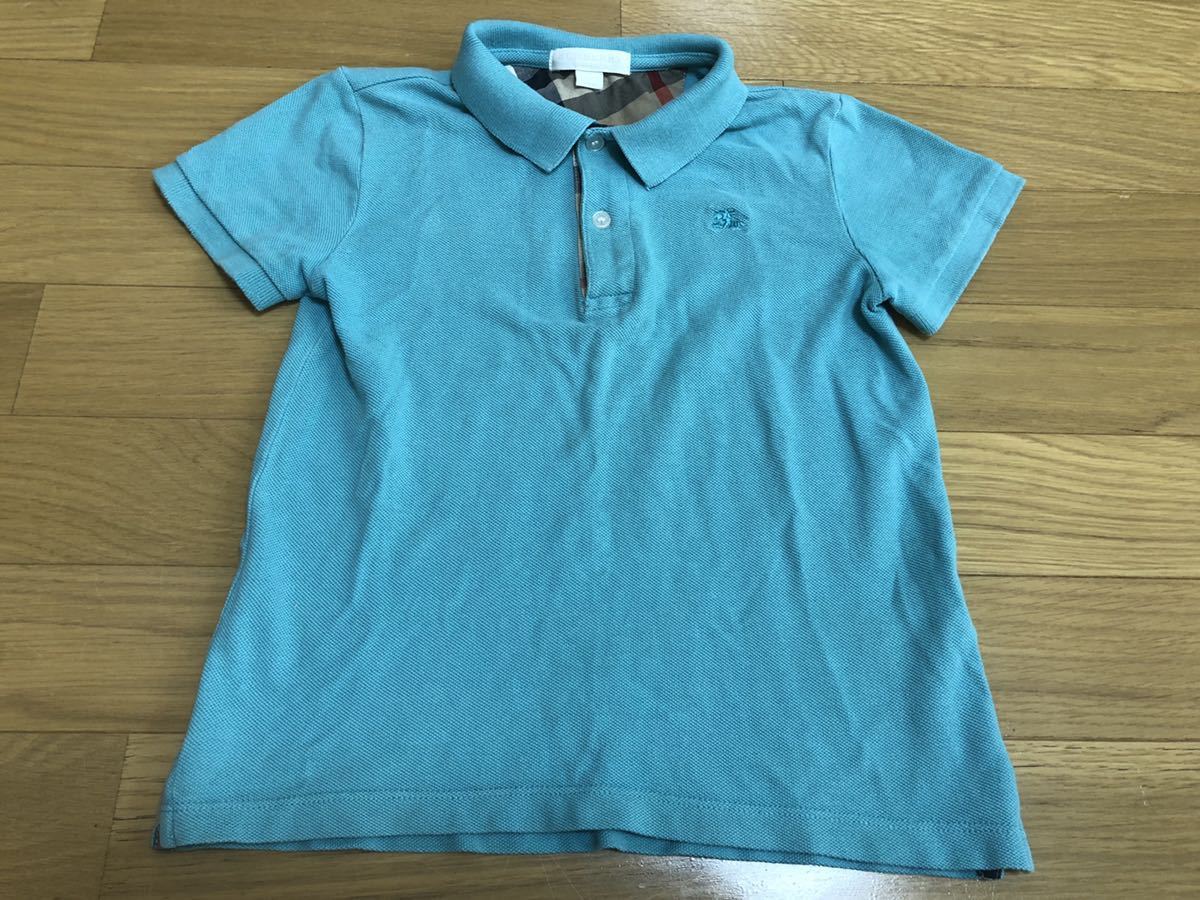 バーバリー 半袖シャツ サイズ6 116センチ 110 120 トップス キッズ ジュニア 男の子 ポロシャツ Burberry拍卖