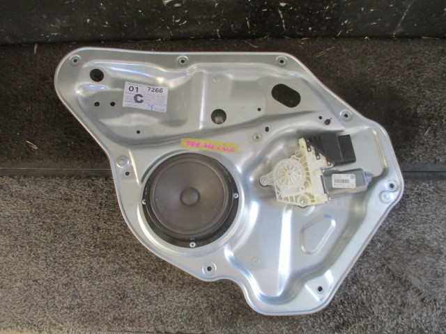 ★35A5017 ゴルフヴァリアント/1KCAX リアドア左ウインドウレギュレーター 車上動作OK 右ハンドル 左後ろドア拍卖