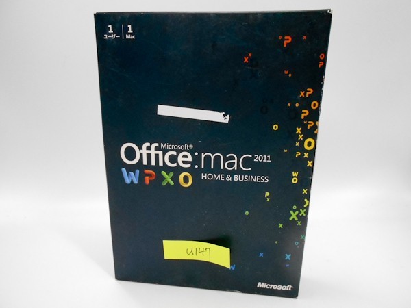 Microsoft Office mac 2011 Home & Business macintosh ワード エクセル 表計算 プレゼン U147拍卖