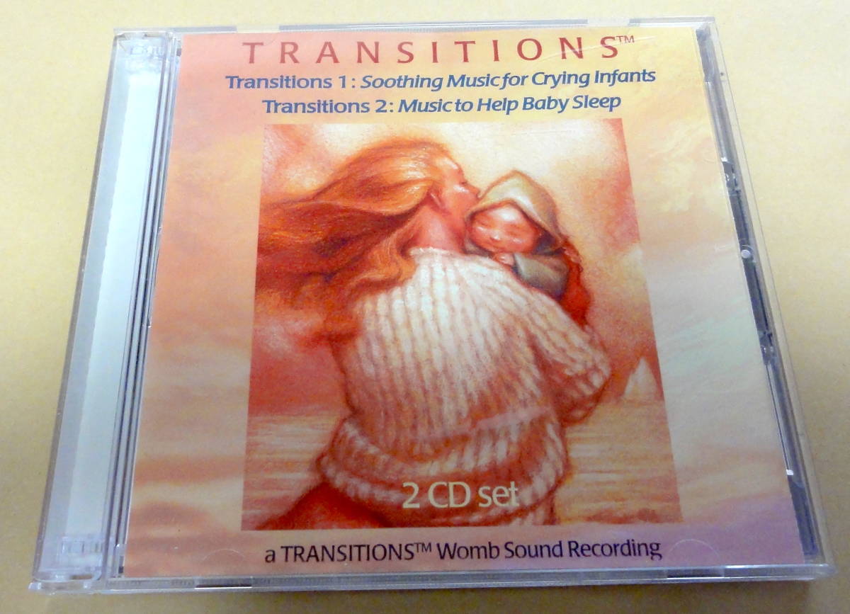 Transitions : Shoothing Music for Crying Infants Music to Help Baby Sleep / Burt & Joe Wolff 2枚組CD ヒーリング 睡眠 不眠 赤ちゃん拍卖