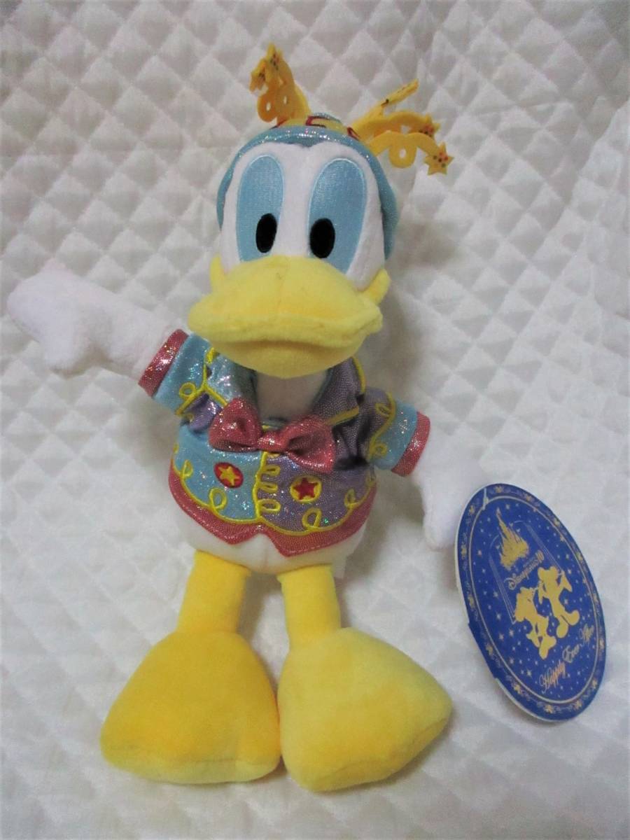 【 ドナルドダック ぬいぐるみ 香港 ディズニーランド 】未使用 ドナルド ディズニー拍卖