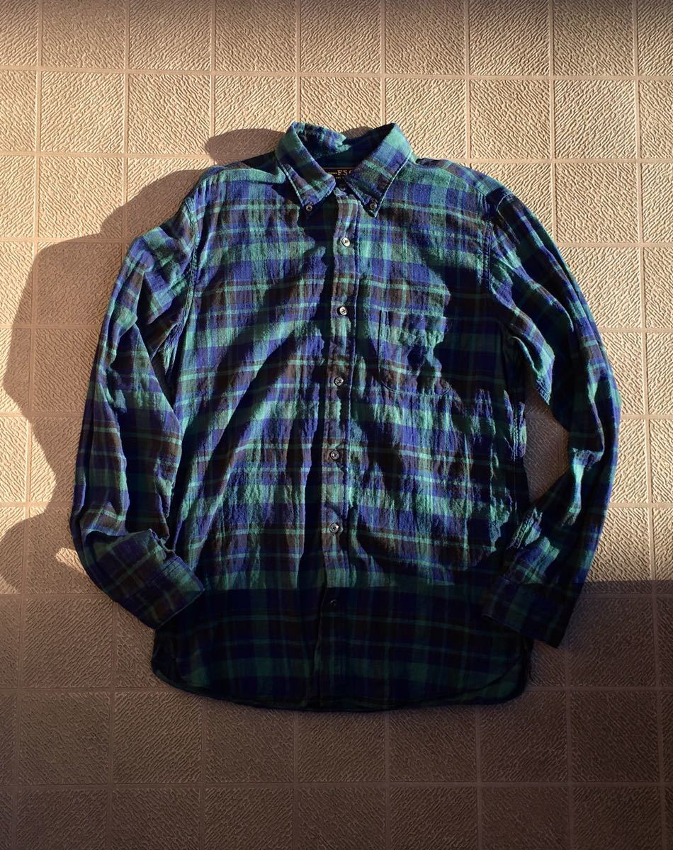 送料無料 FREEMANS SPORTING CLUB リネン チェック シャツ拍卖