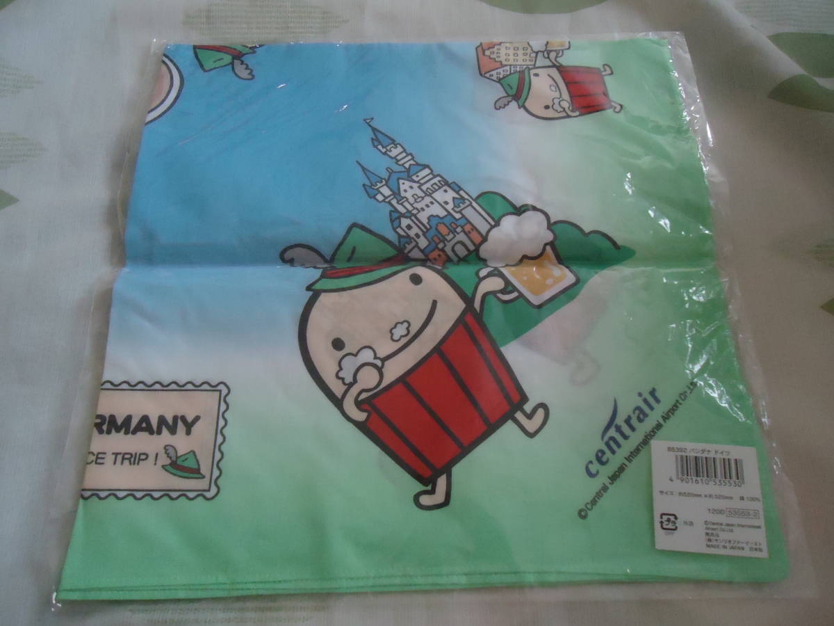 即決/新品未開封◆なぞの旅人 フー バンダナ 大判ハンカチ ドイツ セントレア 中部国際空港拍卖