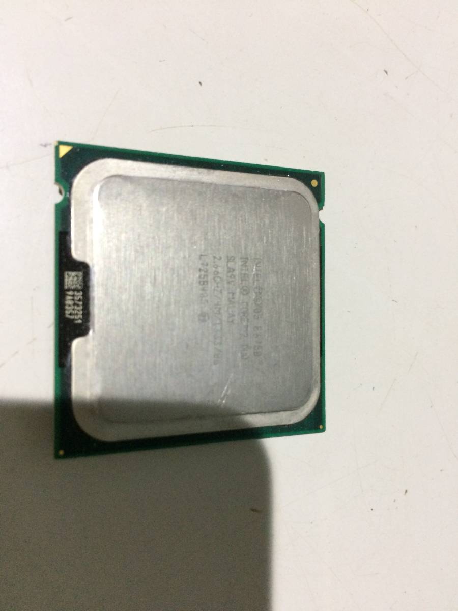 中古品 intel Core 2 Duo E6750 2.66GHz L2:4MB FSB:1333MHz 現状品拍卖