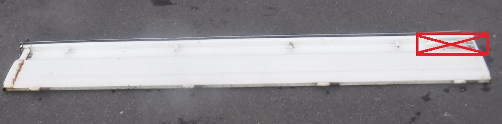 ダイハツ軽トラック ハイゼットS110P純正アオリ右S100P荷台ゲート W09サイド リアゲート パネル ハイゼットトラック部品取り車あります拍卖
