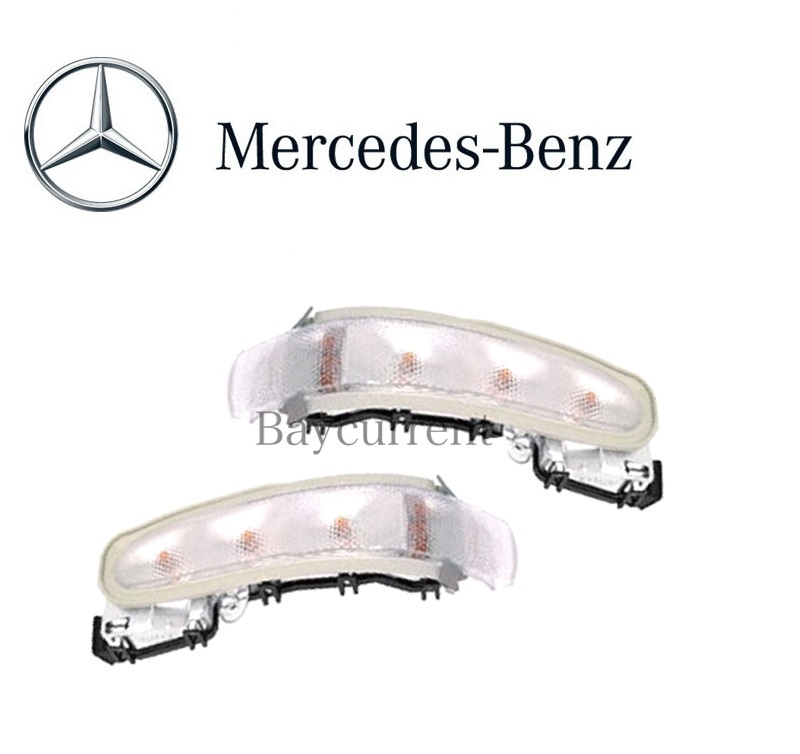 正規純正OEM Mercedes-Benz ドアミラー ウィンカー レンズ 左右 SET W203 Cクラス C180 C200 C230 C320 C32 2038201021 2038200121拍卖