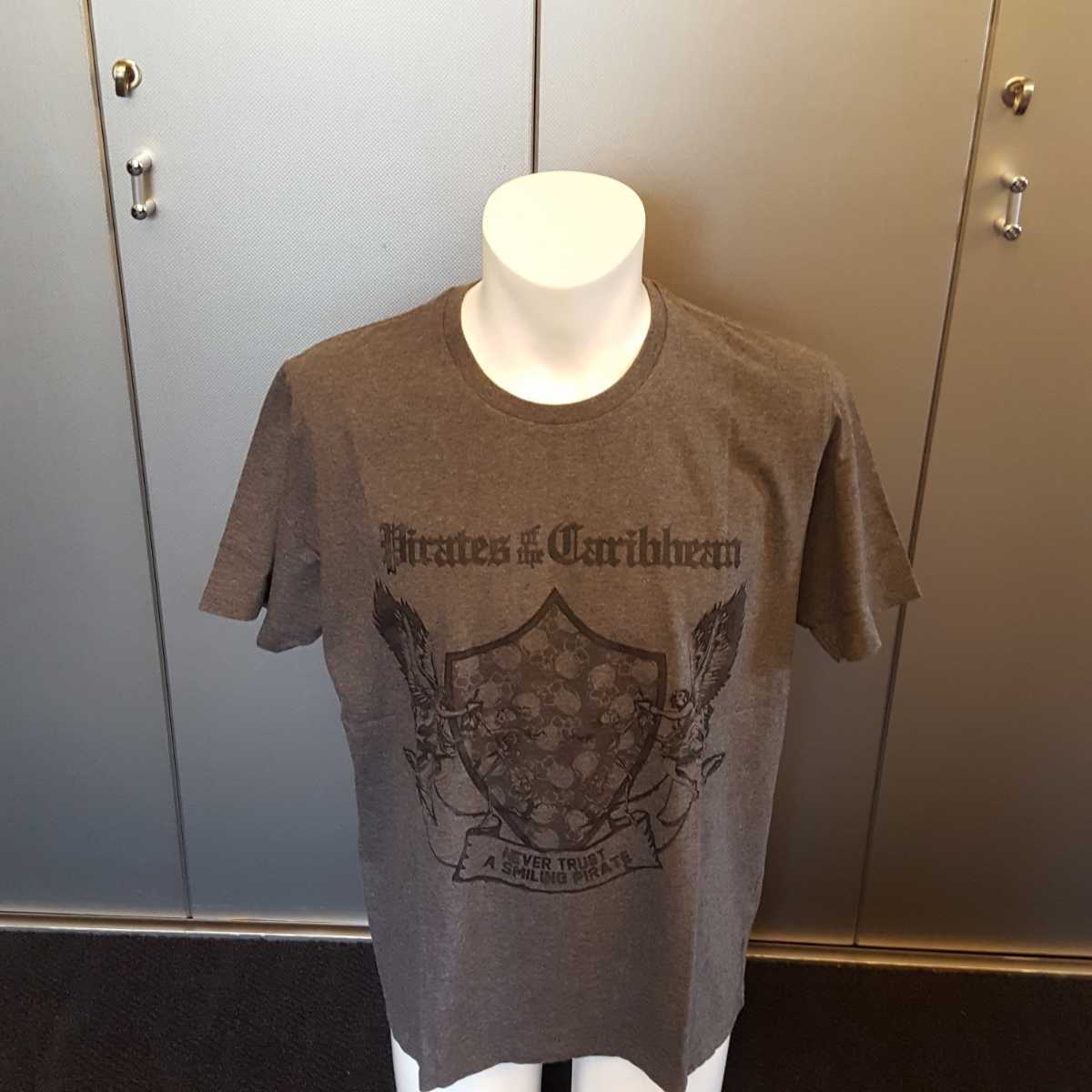 ★【美品】UNIQLO 半袖Tシャツ グレー XLサイズ パイレーツオブザカリビアン ディズニー トップス拍卖
