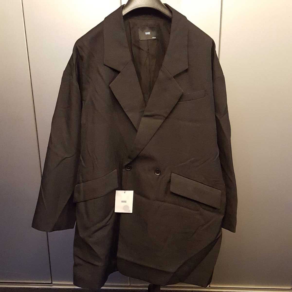 ★【新品】HARE チェスターコート 黒 Mサイズ アウター拍卖