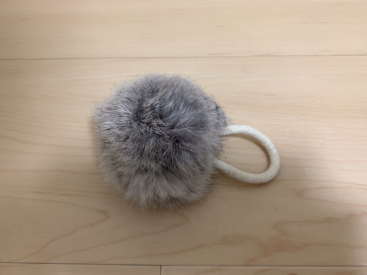 ☆ リアルファー付きヘアゴム☆拍卖